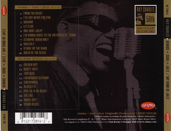 baixar álbum Ray Charles - Genius Soul Jazz My Kind Of Jazz