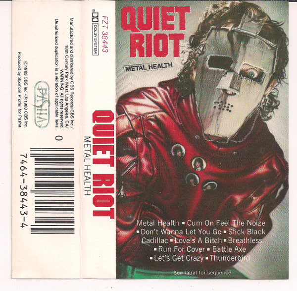 Quiet Riot – Metal Health (1983, Cassette) - Discogs