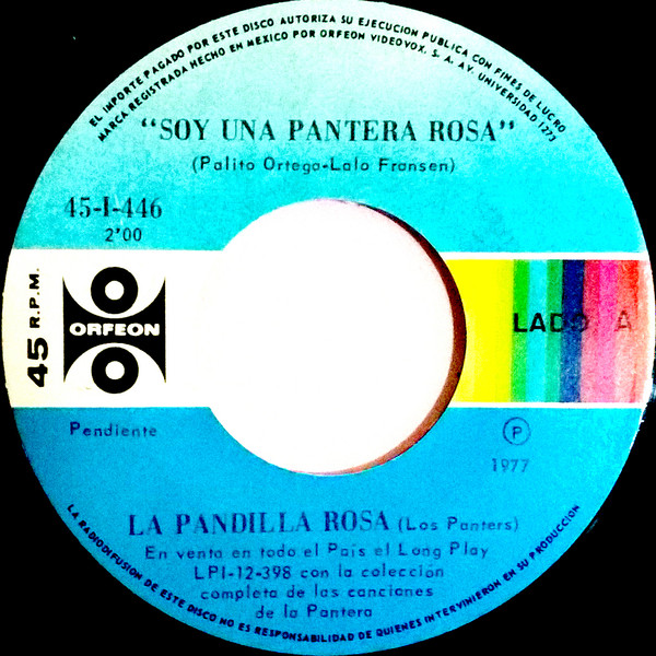 lataa albumi Los Panters, La Pandilla Rosa - Soy Una Pantera Rosa la Vida Color de Rosa