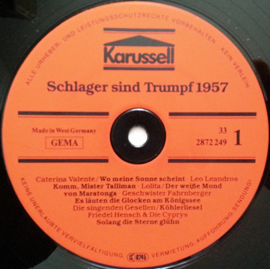 ladda ner album Various - Schlager Sind Trumpf 1957