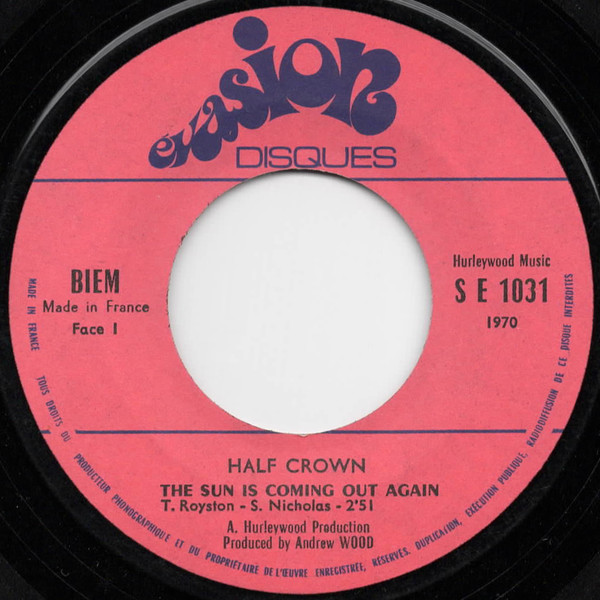 lataa albumi Half Crown - The Sun Is Coming Out Again Here Comes The Day