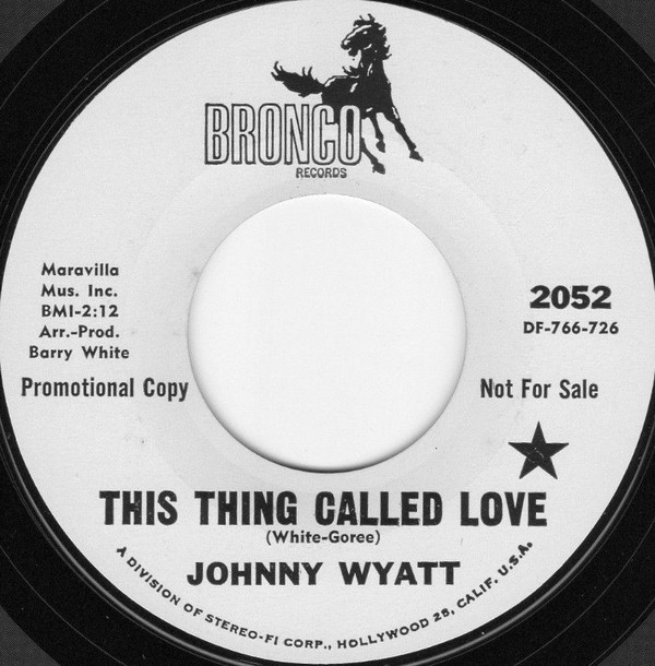 baixar álbum Johnny Wyatt - This Thing Called Love