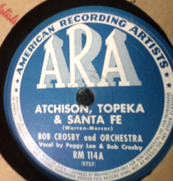 ladda ner album Bob Crosby And His Orchestra Porky Freeman And His Trio - Atchison Topeka Santa Fe On The Night Train To Memphis