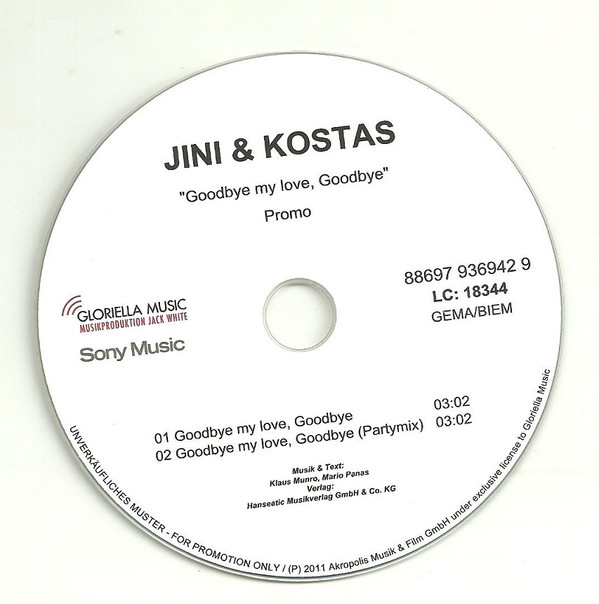 ladda ner album Jini & Kostas - Goodbye My Love Goodbye