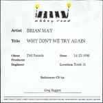 Cover of Why Don't We Try Again, 1998-07-23, CDr