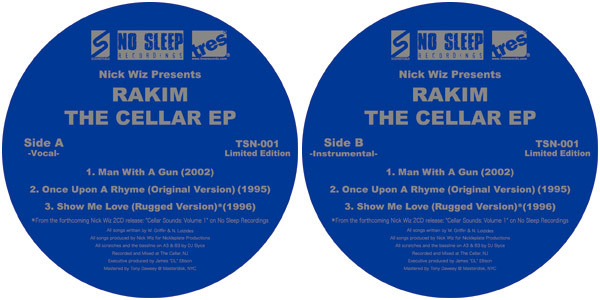 Rakim – The Cellar EP (2008, Vinyl) - Discogs