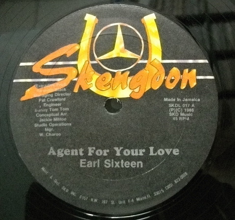 Earl Sixteen – Agent For Your Love (1986, Vinyl) - Discogs