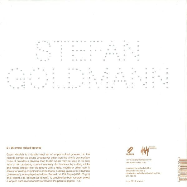 Stefan Goldmann - Ghost Hemiola | Macro (MACRO M22R) - 2