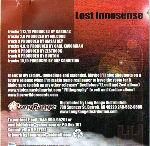 last ned album EColi - Lost Innosense