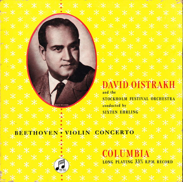 David Oistrakh, Beethoven, Sixten Ehrling, The Stockholm Festival