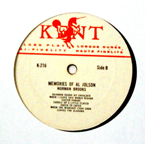 ladda ner album Norman Brooks - Memories Of Al Jolson