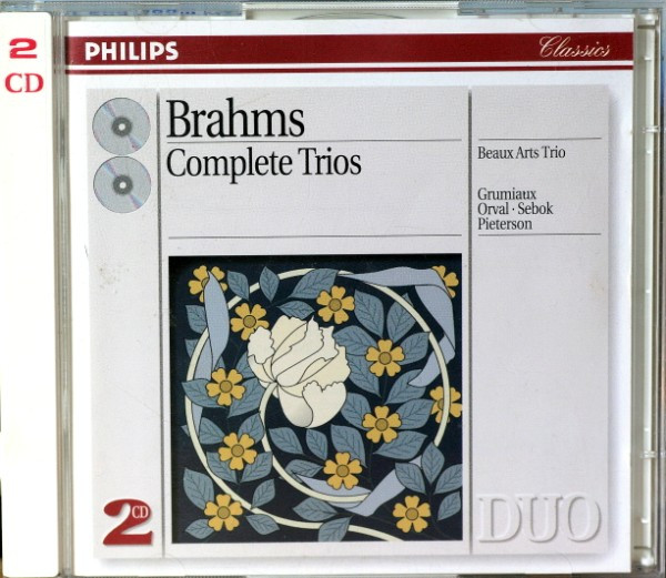 Brahms - Beaux Arts Trio / Grumiaux, Orval, Sebok, Pieterson