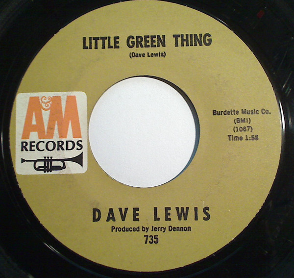 last ned album Dave Lewis - Little Green Thing Lip Service