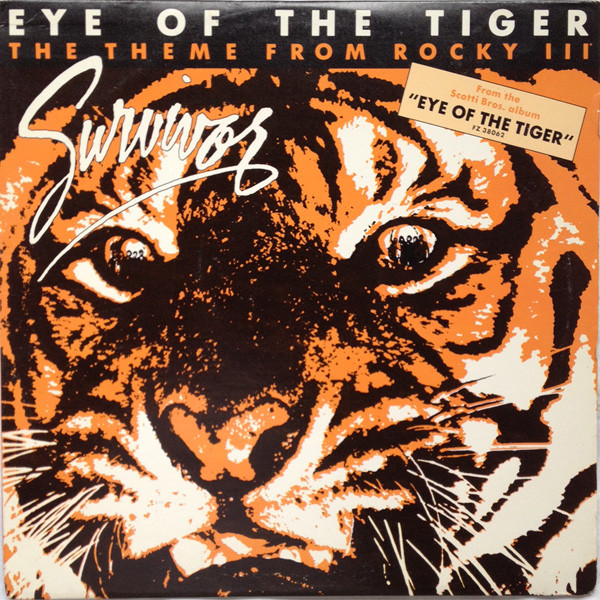 Camiseta Rock Survivor Eye of the Tiger