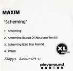 Cover of Scheming, 2000, CDr
