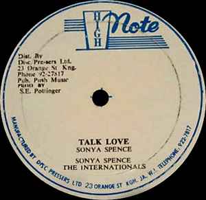 Sonya Spence - Talk Love album cover