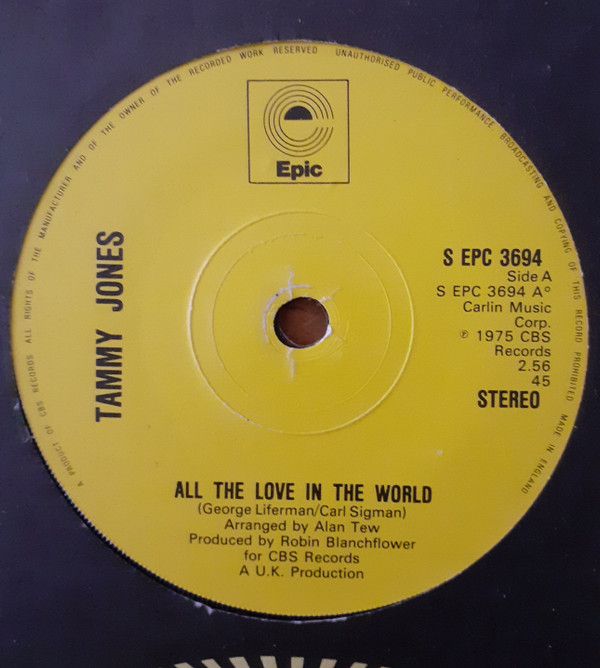 baixar álbum Tammy Jones - All The Love In The World Behind Closed Doors