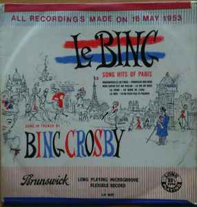 輸入盤 BING CROSBY / LE BING ： SONG HITS OF CD