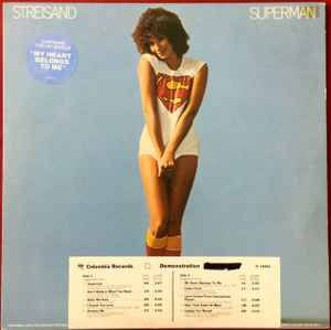 Barbra Streisand – Streisand Superman (1977, Vinyl) - Discogs