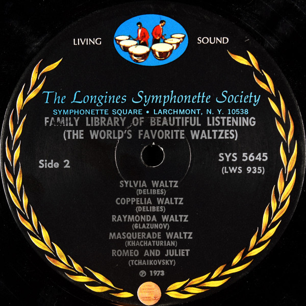 last ned album The Longines Symphonette Society - Treasury Of Waltzes