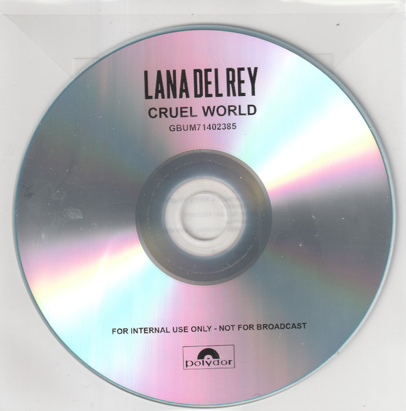 Lana Del Rey – Cruel World (Master Tracks) (2014, Master Tracks, CDr ...
