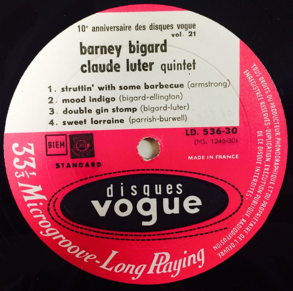 lataa albumi Barney Bigard Claude Luter - Clarinet X 2