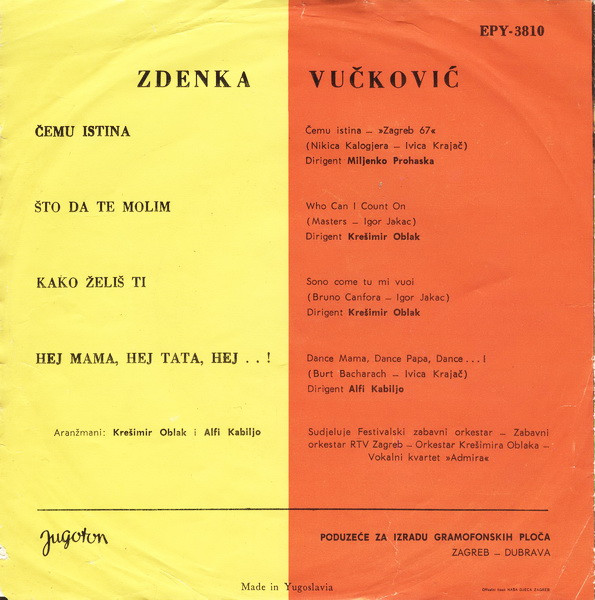 ladda ner album Zdenka Vučković - Čemu Istina