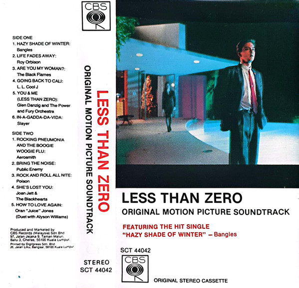 Less than zero (original motion picture soundtrack) - Various
