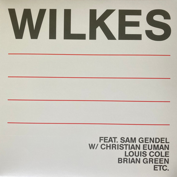 Sam Wilkes – Wilkes (2018, Vinyl) - Discogs
