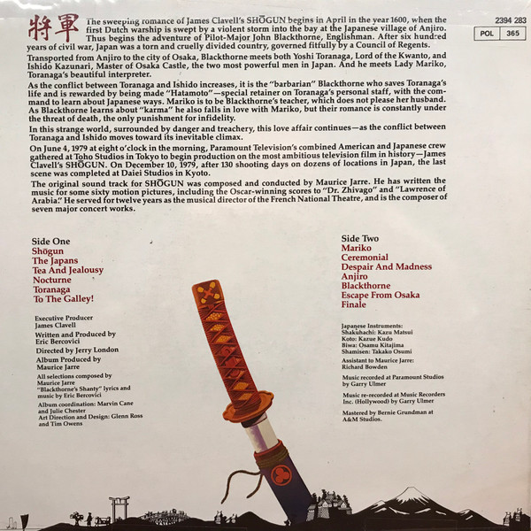 last ned album Download Maurice Jarre - Bande Originale Du Film Shōgun album
