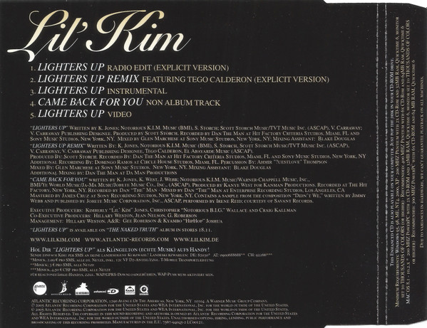 Album herunterladen Lil' Kim - Lighters Up