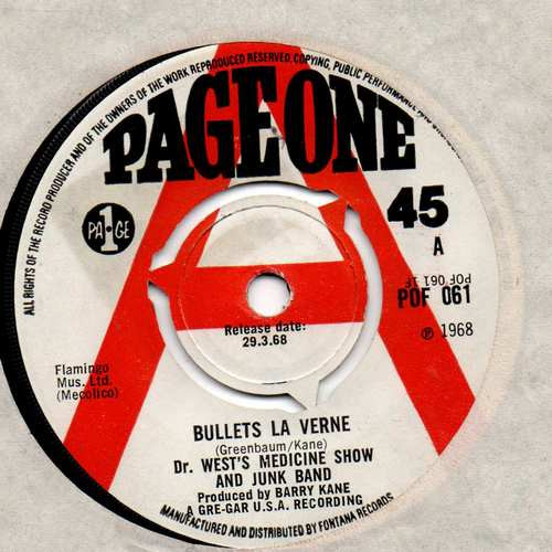 ladda ner album Dr West's Medicine Band - Bullets La Verne