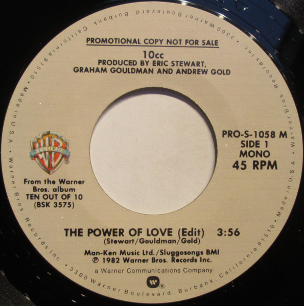 10cc – The Power Of Love (1982, Vinyl) - Discogs