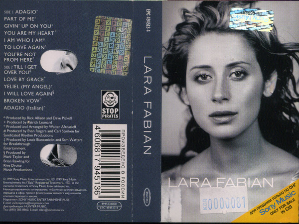 Lara Fabian – Lara Fabian (2000, CD) - Discogs