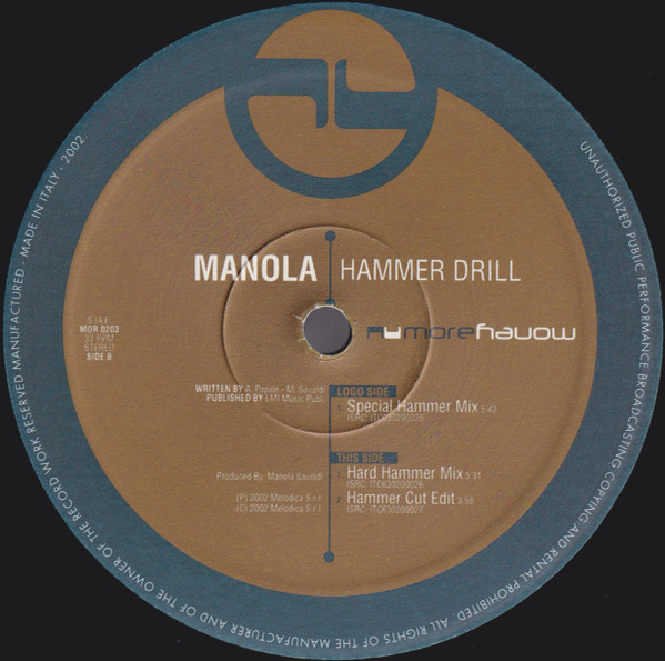 baixar álbum Manola - Hammer Drill