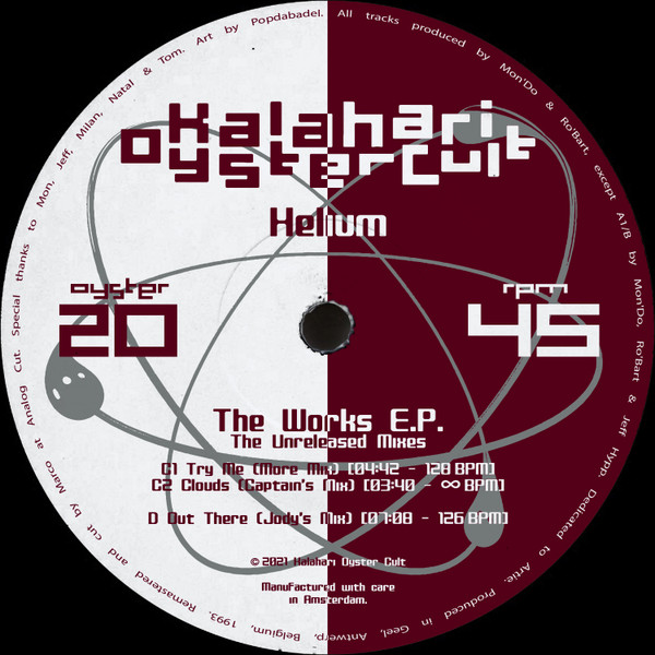 Helium - The Works E.P. | Kalahari Oyster Cult (OYSTER20) - 3