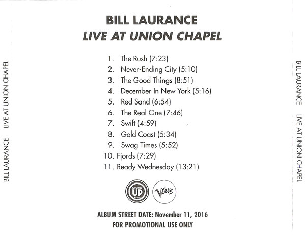 lataa albumi Bill Laurance - Live At Union Chapel