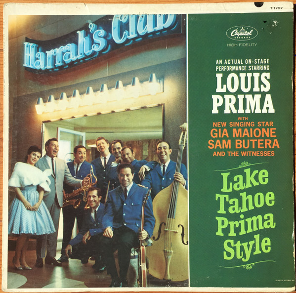 Louis Prima LP: The Wildest Show At Tahoe (LP, 180g Vinyl) - Bear Family  Records