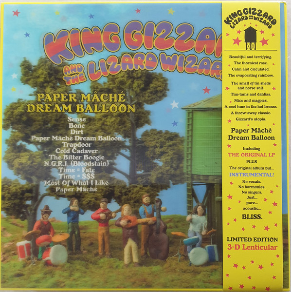 KING GIZZARD & THE LIZARD WIZARD Paper Mache Dream Balloon Ltd Ed RARE Poster! 