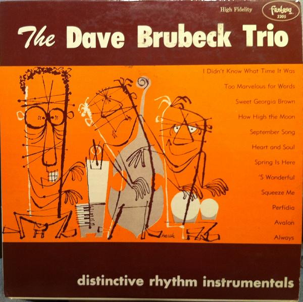 The Dave Brubeck Trio – Distinctive Rhythm Instrumentals (1956