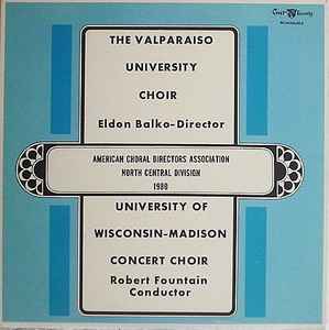 The Valparaiso University Choir Director Eldon Balko, University