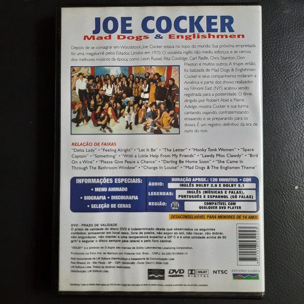 Joe Cocker - Mad Dogs & Englishmen | LW Editora (DVDM-025) - 4