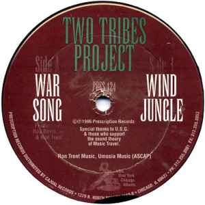 Portada de album Two Tribes Project - War Song / Wind Jungle
