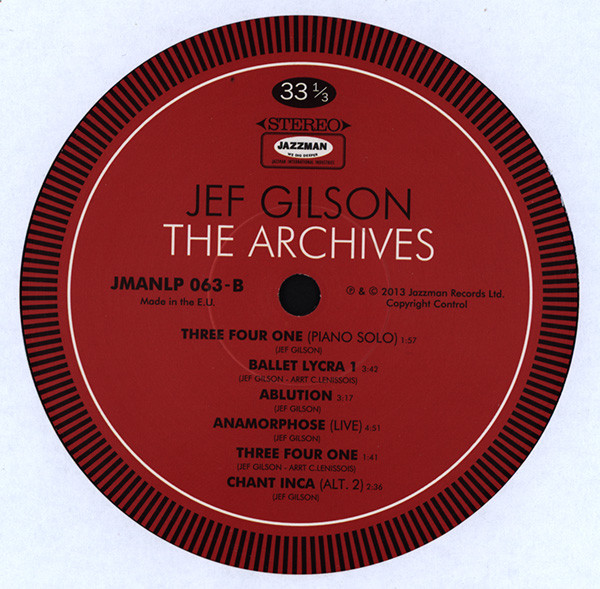 Album herunterladen Jef Gilson - The Archives