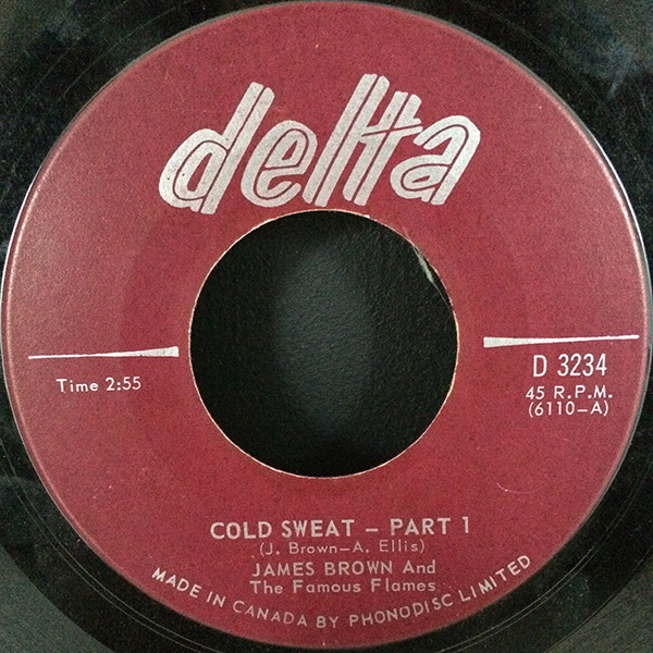 James Brown And The Famous Flames Cold Sweat Part 1 Cold Sweat Part 2 1967 Vinyl Discogs 