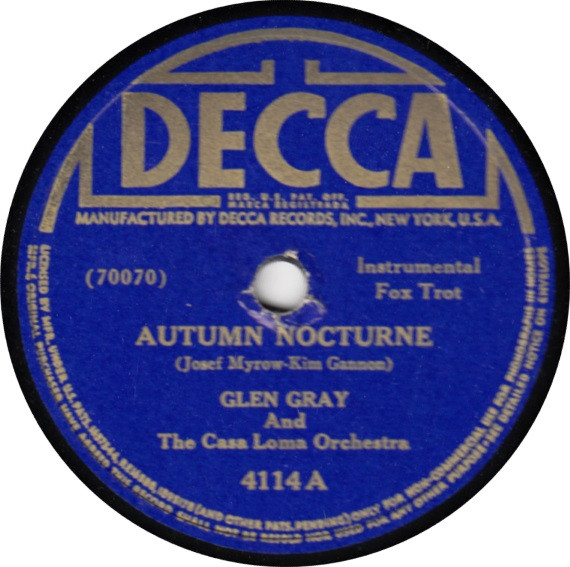 lataa albumi Glen Gray And The Casa Loma Orchestra - Autumn Nocturne Moonlight Cocktail