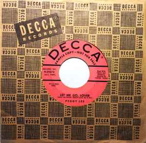 Peggy Lee - Let Me Go, Lover / Bouquet Of Blues album cover
