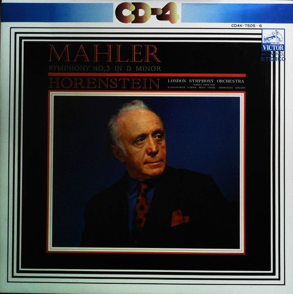 ladda ner album Mahler, Horenstein, London Symphony Orchestra, Norma Procter, Ambrosian Singers, Wandsworth School Boys Choir - Mahler Symphony No 3