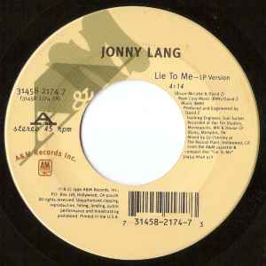 Jonny Lang - Lie To Me album cover