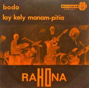 Rahona - Bodo / Lay Kely Manam-Pitia album cover